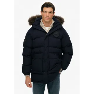 Superdry Everest Longline Baffled Parka - Eclipse navy - 2XL