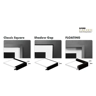 ILFORD GALERIE Frame Shadow Gap Silber
