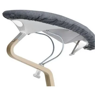 Hochstuhlliege , Grau, Weiß, Pink , Textil , 20x38.5x71 cm , 5-Punkte-Sicherheitsgurt, Liegefunktion ab Geburt, ideal zum Füttern auf Augenhöhe , Babymöbel & Kindermöbel, Babyzimmer, Babywippen & Babyschaukeln