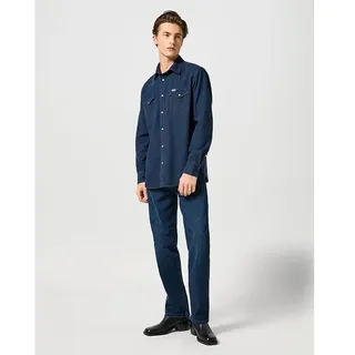 Wrangler Western Langarmhemd - Midnight Rodeo - XL