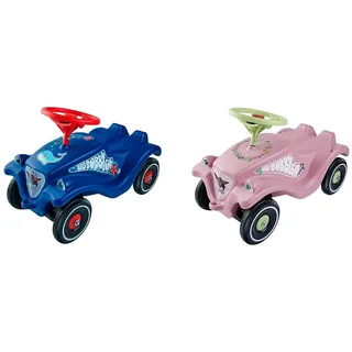 Big-Bobby-Car Classic Ocean - Kinderfahrzeug mit Aufklebern in Ozean Design & Flower - Kinderfahrzeug mit Blumenaufklebern