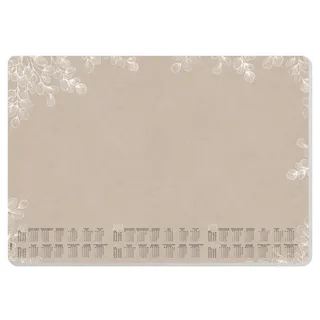 SIGEL H7316 Papier-Schreibtischunterlage DIN A2, Kalender 2027-2029, 30 Blatt, Natural Eucalyptus, Schreibunterlage zum Abreißen aus nachhaltigem Papier