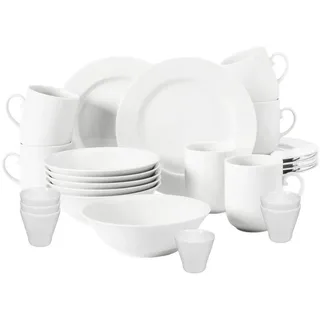 SELTMANN WEIDEN Frühstücks-Set Rondo/Liane 24er Set 24-tlg. weiß
