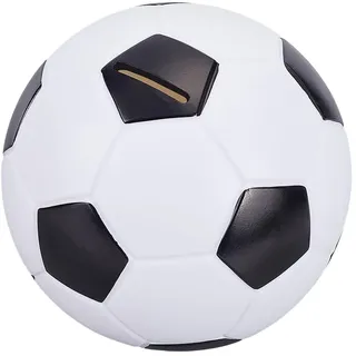OLYCRAFT Fußball Sparschwein Fußball Sport Spardose Münzbank In Fußball Optik Dekorative PVC Spardosen Fußball Sparschweine Zum Sparen von Geld Sportliebhaber Zimmer Heimdekoration 15.5cm Durchmesser