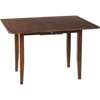 Beliani Esszimmertisch 120 x 76 x 60 cm braun