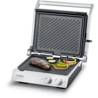 CASO Design SteakChef Kontaktgrill 2000 W silber