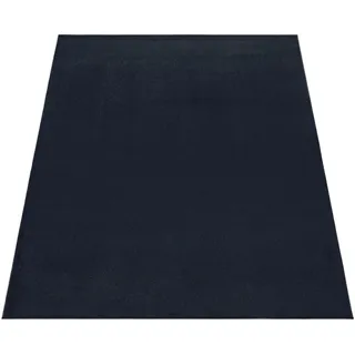 Paco Home Kurzflorteppich 160/160 cm Porto 890 , Dunkelblau , Textil , Quadratisch , 160x160 cm , strapazierfähig, für Fußbodenheizung geeignet , Teppiche und Böden, Teppiche