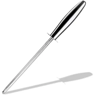 Intirilife Wetzstab Messerschärfer in SILBER – Gr.: onesize