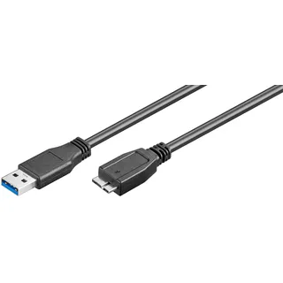 Good Connections USB 3.0 Anschlusskabel 3m St. A zu St. micro B schwarz