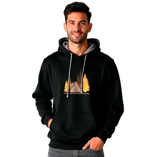 Kruskis Second Home Kapuzenpullover - Black / Grey - L