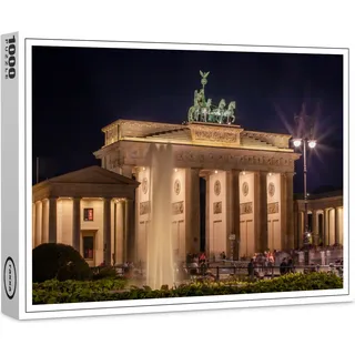 raxxa Premium-Puzzle "Berlin Brandenburger Tor bei Nacht", 1000 Teile