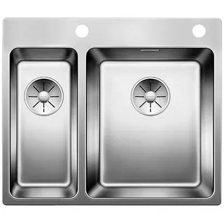 Blanco ANDANO 340/180-IF/A rechts Einbau von Oben & Flächenbündig Edelstahl Handbetätigung 585 x 500 mm