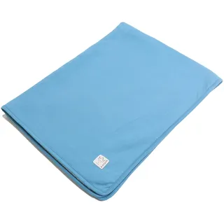 Kaiser 65318961 Jersey Blanket Winter Babydecke für Babyschale Pucktuch Neugeborene für Herbst/Winter geeignet Kuscheldecke 75 x 100 cm Fb.Blue