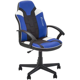 X Rocker Saturn Mid-Back Kunstleder Schwarz