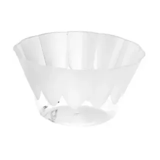 Papstar Eis- und Dessertschalen, rund, 400 ml, Ø 12 cm,Höhe: 7 cm, 1 Packung = 10 Stück, Farbe: glasklar