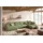 Sofa MADELINE Wohnlandschaft U-Form Cord olivgrün Longchair links