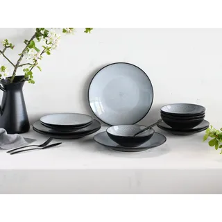 OTTO home Grönvik Tafelservice 12-tlg. grau