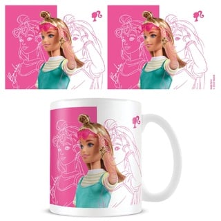 Pyramid International Barbie Mug (Barbie Girl Design) 11oz Ceramic Coffee Mug, Coffee Mugs for Women and Mugs for Men - Official Merchandise, White