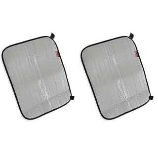 Tatonka Alu-Sitzkissen 35 x 45cm - Faltbare Sitzunterlage mit Aluminium-Oberfläche für warme Sitzgelegenheiten im Stadion, beim Wandern oder Trekking (Packung mit 2)