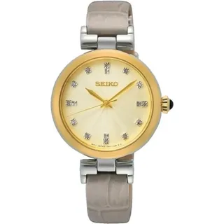 Seiko SRZ546P1 Grey/Golden 30 mm