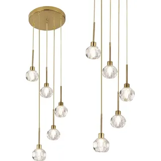 Rabalux 5396 Pendelleuchte 5 Spots Kassia, G9, gold, Kugel-rund, Klassisch, ø300mm - Gold