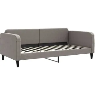 vidaXL Tagesbett Taupe 100x200 cm Stoff - Taupe