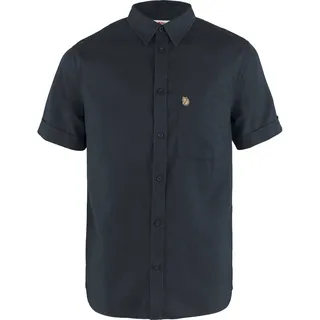 Fjällräven Övik Travel Kurzarmhemd Blau XL