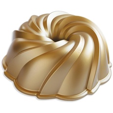 NordicWare Swirl Aluguss Backform Ø 26 x 10 cm - Extra Qualität - Made in USA