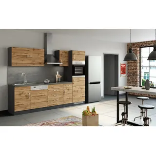 Held Küchenzeile Sorrento 270 cm eiche matt