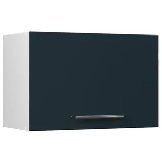 Vicco Hängeschrank Fame-Line, Dunkelblau Hochglanz/Weiß, 60 cm , Dunkelblau, Weiß , Holzwerkstoff , 1 Fächer , Rechteckig , 60x40x34.1 cm , Küchen, Küchenmöbel, Küchenschränke, Küchenoberschränke
