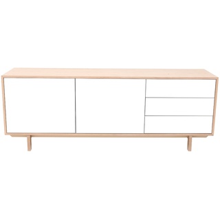 Sideboard skandinavisch Holz Weiß 195 cm SID