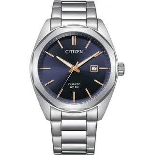 Citizen Quarzuhr, Armbanduhr, Damenuhr, Herrenuhr, Edelstahlarmband, analog, Tag