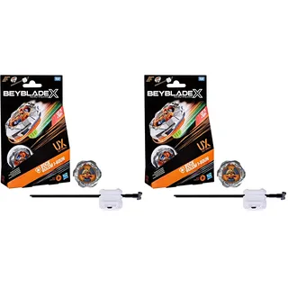 Hasbro Beyblade X Rock Golem 1-60UN UX Starter Pack Kreisel und Starter (Packung mit 2)