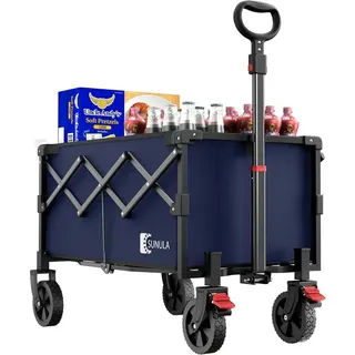 Sekey Bollerwagen Faltbar Klein 80KG blau