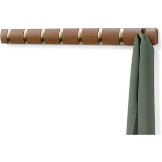 Umbra Garderobenhaken Flip Helle Walnuss/Gold