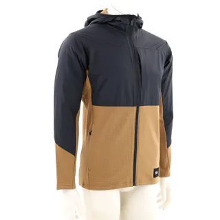 Mons Royale Herren Offgrid Merino Fleece Wind Jacke (Größe XL, braun)