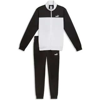 Puma Colourblock Trainingsanzug Weiß L