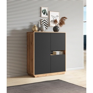 INOSIGN Highboard »ASTON«, Breite 121 cm., braun