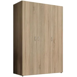 BASED Drehtürenschrank Joe 121 x 176 x 51 cm Sonoma Eiche