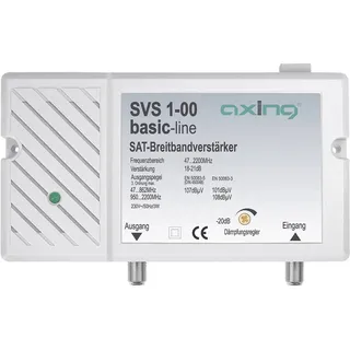 Axing SVS 1-00 Satelliten-Breitbandverstärker (25dB, 47-2200 MHz)