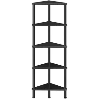 HOOBRO Bücherregal 5 Ebenen Schwarz