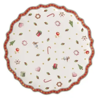 Villeroy & Boch Kuchenplatte auf Fuß Toy's Delight ø 21 cm bunt", bunt,
