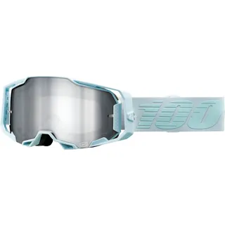 100% 100percent Armega Offroad-brille - Blue - Flash Silver Mirror