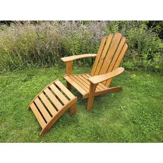 Gartenmöbelset promadino 1 -Sitzer bestehend aus: Gartenliege Holz braun