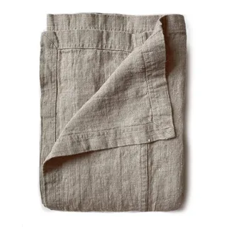 JOWOLLINA Bettüberwurf Tagesdecke Rasa aus 100% Leinen Stonewashed (Natur, 275x275 cm)