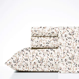 Poppy & Fritz | Perkal-Kollektion | Bettwäsche-Set – 100% Baumwolle, knackig und kühl, leicht und feuchtigkeitsableitend Bettwäsche, voll, Leopardenmuster