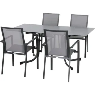 Siena Garden Velia Set 5-tlg. Anthrazit
