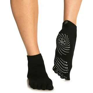 Gaiam Yoga-socken Grippy Yoga Socks, Black/Grey, M/L, 52204