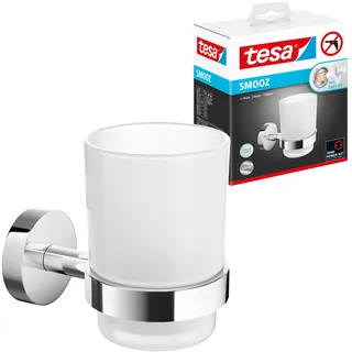 Tesa Zahnputzbecher SMOOZ inkl. Klebelösung Chrome