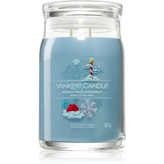 Yankee Candle North Pole Hideaway Duftkerze 567 g blau